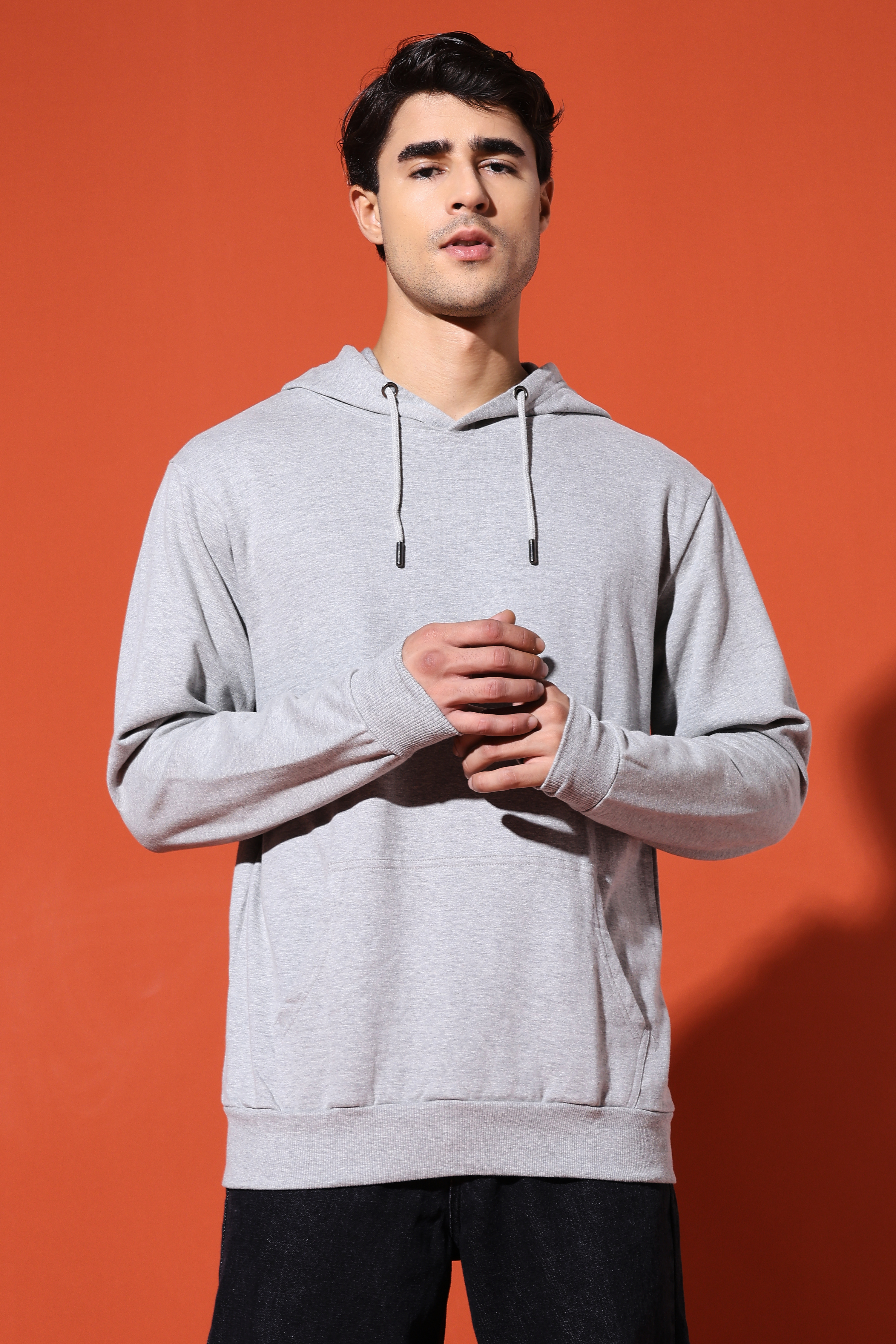 Unisex Classic Hoodies - Grey Melange
